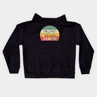 Retro Vintage Summer Vacay Mode Kids Hoodie